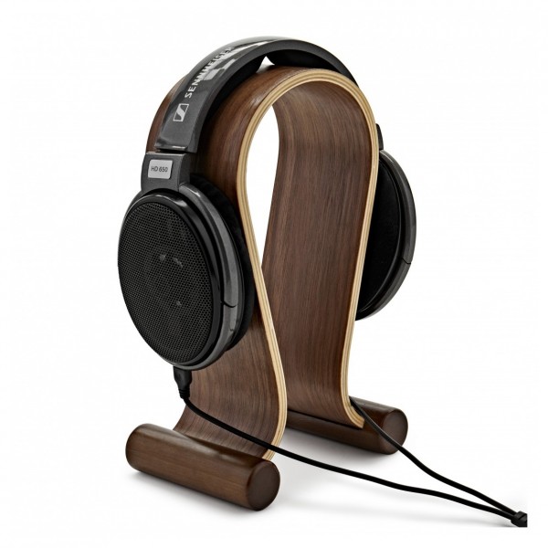 AVCOM Headphone Stand, Walnut