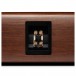 JBL HDI 4500 Walnut Satin Veneer Centre Speaker Detail Photo of Connections