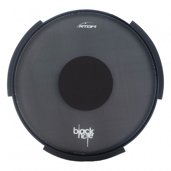 RTOM Black Hole 22" Bass Drum Practice Pad Slide-In Tuneable Mesh