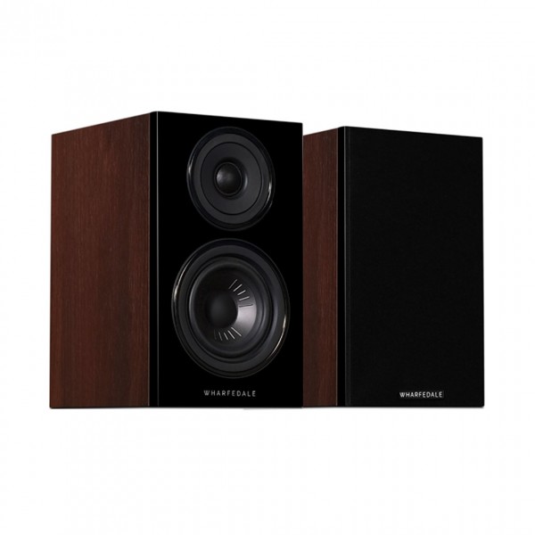 Wharfedale Diamond 12.0 Walnut Pearl Bookshelf Speaker (Pair)