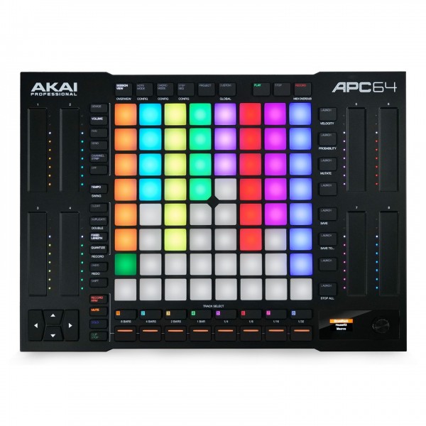 Akai Professional APC64 Ableton MIDI Controller with Sequencer - Top