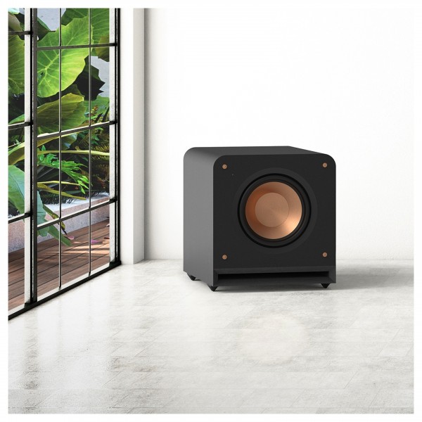 Klipsch RP-1000SW 10inch High Excursion Subwoofer, Black Lifestyle View