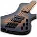 G4M 972 Fanned Fret 5-String Bass Guitar, Blue Burl Burst