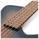 G4M 972 Fanned Fret 5-String Bass Guitar, Blue Burl Burst