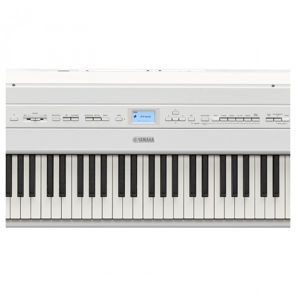 Yamaha P525 Digital Piano, White - Close Up