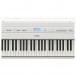 Yamaha P525 Digital Piano, White - Close Up