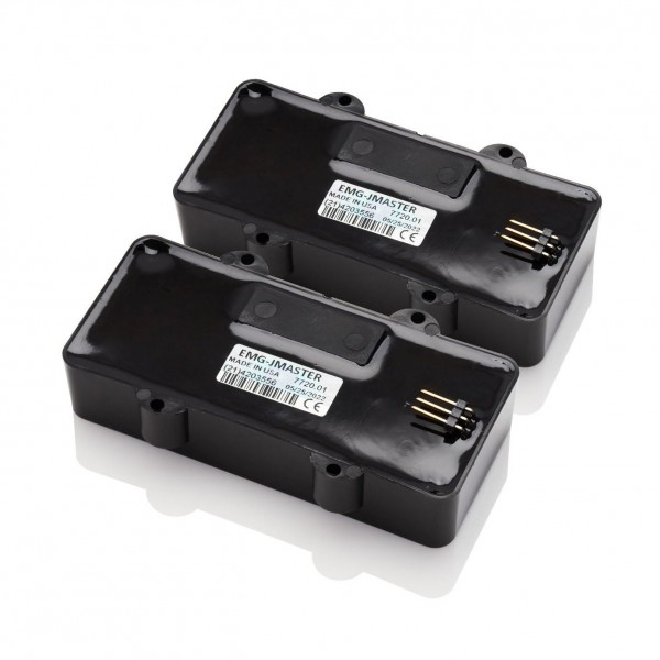 EMG Jmaster Loaded Pickup Set, Black underneath