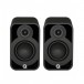 Q Acoustics Q 5010 Bookshelf Speakers, Satin Black (Pair) Front View