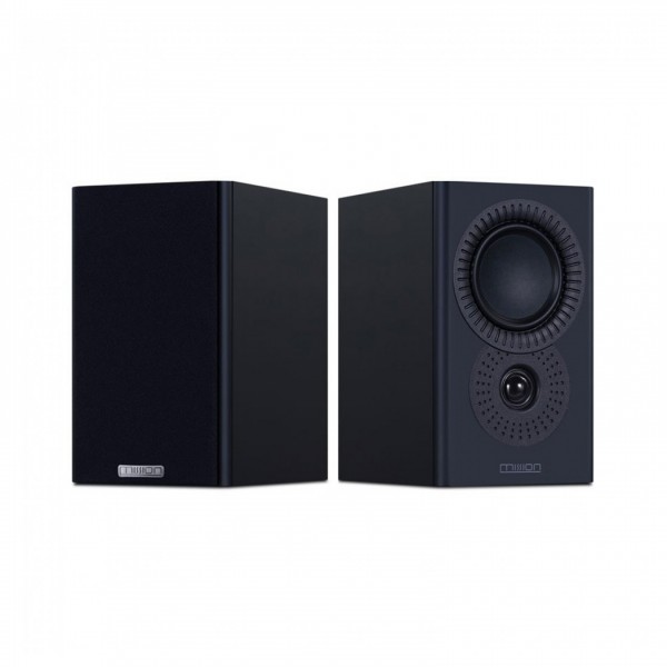 Mission LX-1 MkII Bookshelf Speaker (Pair), Black Front View