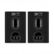 Mission QX-1 MkII Bookshelf Speakers (Pair), Black Back View