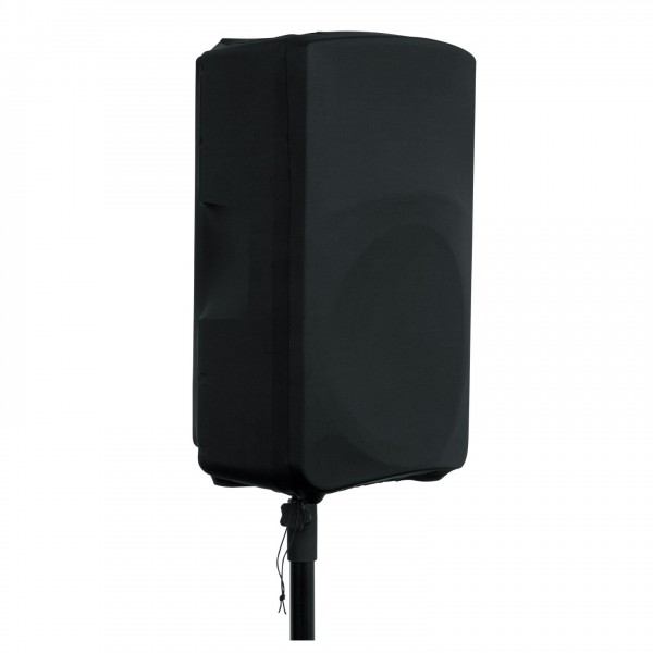 Gator GPA-STRETCH-15-B Dust Cover for 15" Speakers - On Stand, Angled