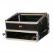 Gator GRC-8X2 ATA Molded PE Slant Top Console Rack; 8U Top; 2U Bottom - Open