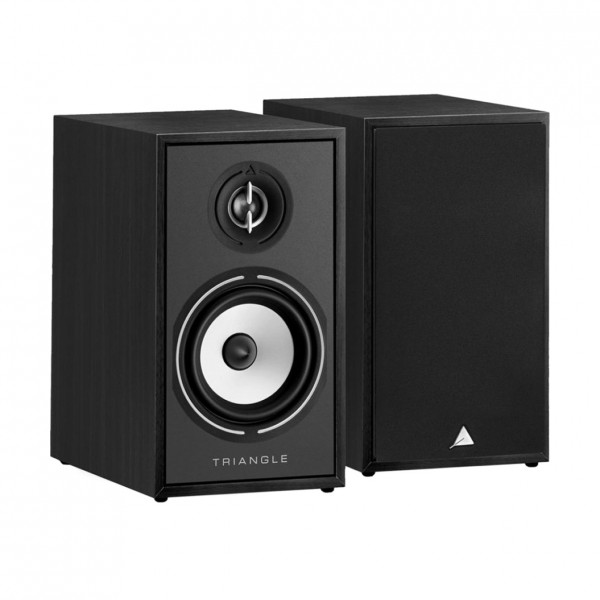 Triangle Borea BR02 Bookshelf Speakers (Pair), Black Ash