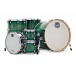 Mapex Armory 22'' LA Fusion 6pc Shell Pack, Emerald Burst