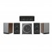ELAC Uni-Fi Reference 5.1 Surround Sound Speaker Package, Black