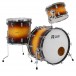 Rogers Powertone 22'' 3ks Shell Pack, Sunburst Lacquer