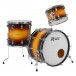 Rogers Powertone 20'' Set de Cascos de 3 Piezas, Sunburst Lacquer