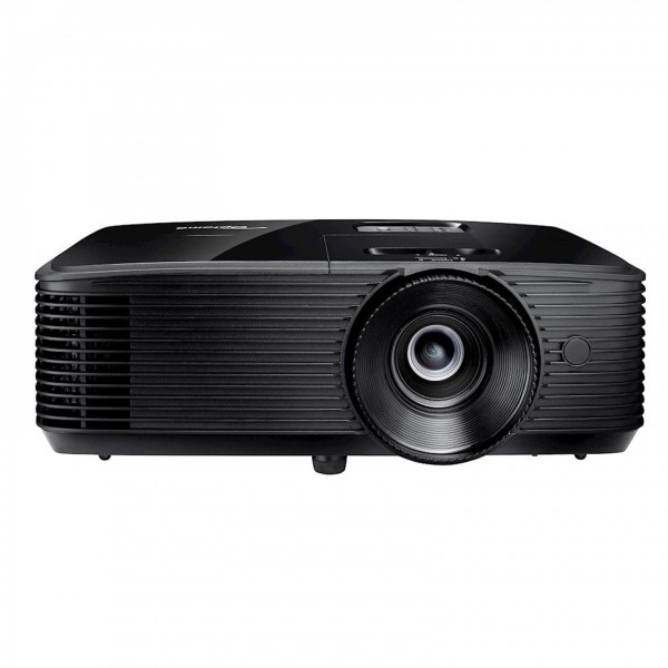 Optoma HD28e Full HD 1080p 3D Projector, Black Front View