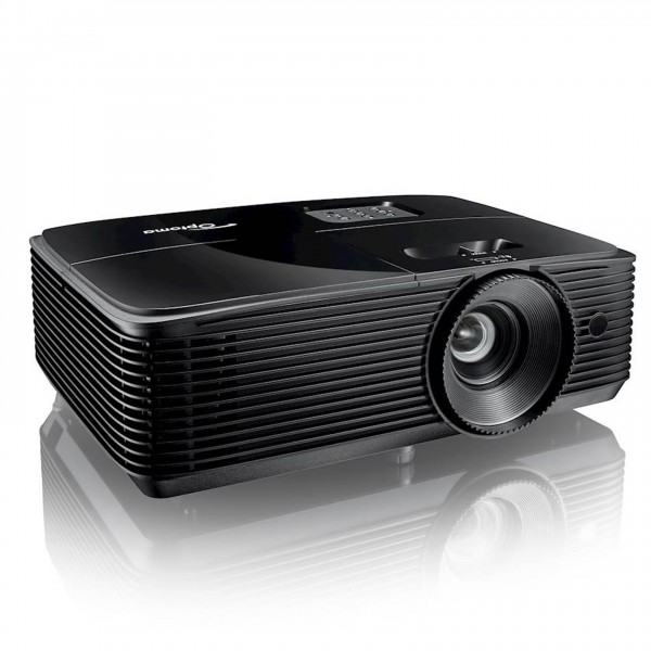 Optoma HD28e Full HD 1080p 3D Projector, Black High View 2