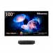 Hisense 100L9H 100 4K UHD HDR Smart Laser TV Projector w Screen Full View