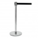 Guil PST-11N Barrier System with Retractable Belt, Black