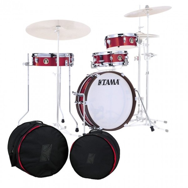 Tama Club-Jam Pancake 18" 4pc Shell Pack w/Bag Set, Burnt Red Mist