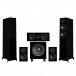 Wharfedale Diamond 12.3 HCP 5.1 Speaker Package, Black