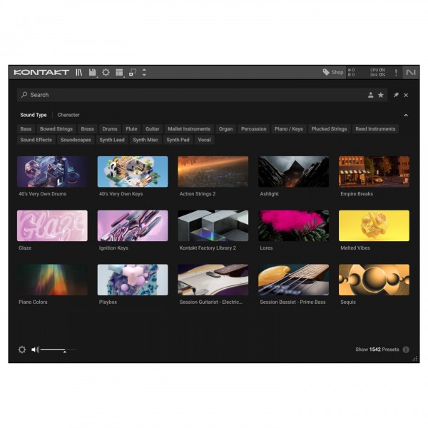 Native Instruments Kontakt 7 - Browser