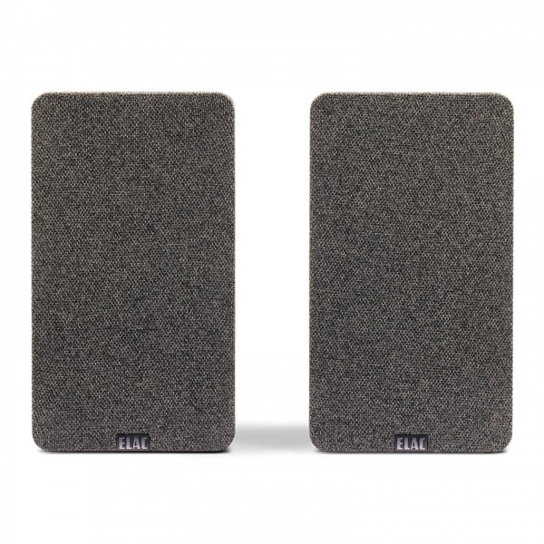 ELAC DCB41 ConneX Active Bookshelf Speakers (Pair), Black Grille View 2