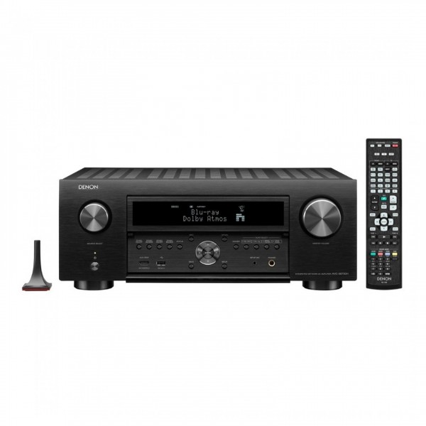 Denon AVC-X6700H 11.2 Channel AV Receiver, Black Front View