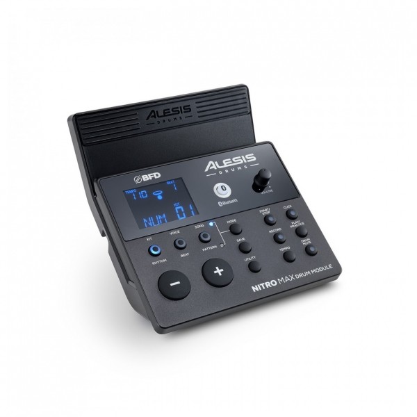 Alesis Nitro Max Electronic Drum Kit - Module Angle