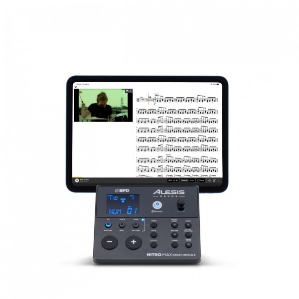 Alesis Nitro Max Electronic Drum Kit - Module with Ipad