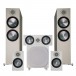 Monitor Audio Bronze 500 5.1 Speaker Package, Grey and White Front View