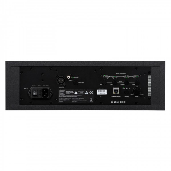 Adam Audio A44H Tri-Amplified Studio Monitor - Rear
