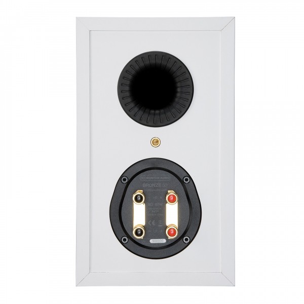 Monitor Audio Bronze 50 Bookshelf Speakers Back View