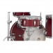 Pearl Midtown 4pc Compact Set incl. Hardware, Matte Red - Snare Drum 