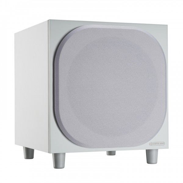 Monitor Audio Bronze W10 6G Subwoofer, White Front View