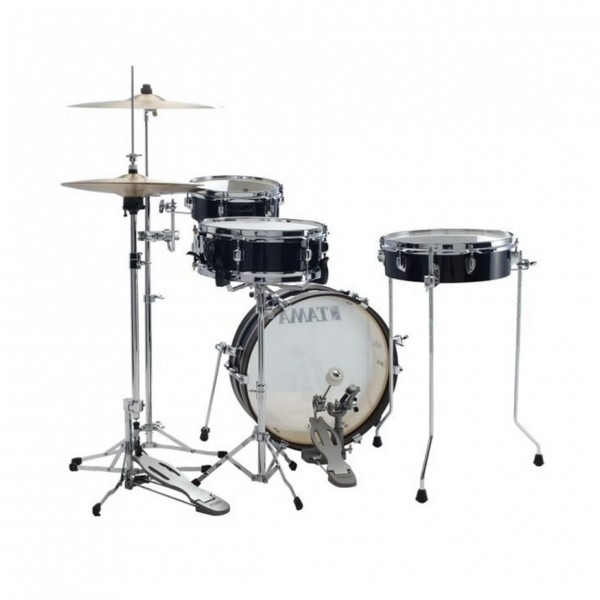 Tama Club-Jam Pancake 18" 4pc Shell Pack, Hairline Black - Rear