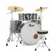 Pearl Export 20'' Fusion Drum Kit mit kostenlosem Hocker, Smokey Chrome