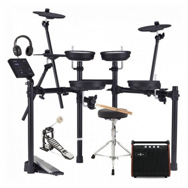 Roland TD-07DMK V-Drums Electronic Drum Kit Bundle