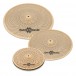 Low Volume Cymbal Pack, Gold by Gear4music