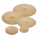 5pc Low Volume Cymbal Pack by Gear4music, Gold