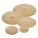 5pc Low Volume Cymbal Pack de Gear4music, Gold