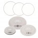WHD Practice Drum Heads and Cymbals - Rock Tom Pack