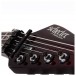 Schecter Reaper-6 Elite FR-S, Bloodburst headstock close up