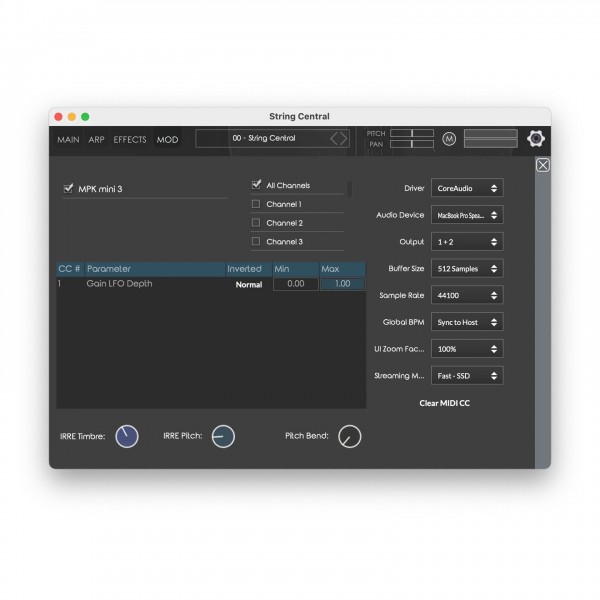 Nightfox Audio String Central