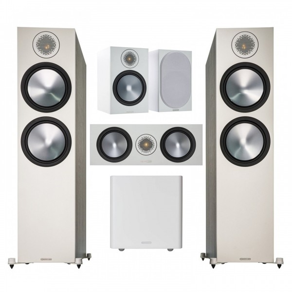 Monitor Audio Bronze 500 & 50 5.1 Package, Grey w/ Radius 380