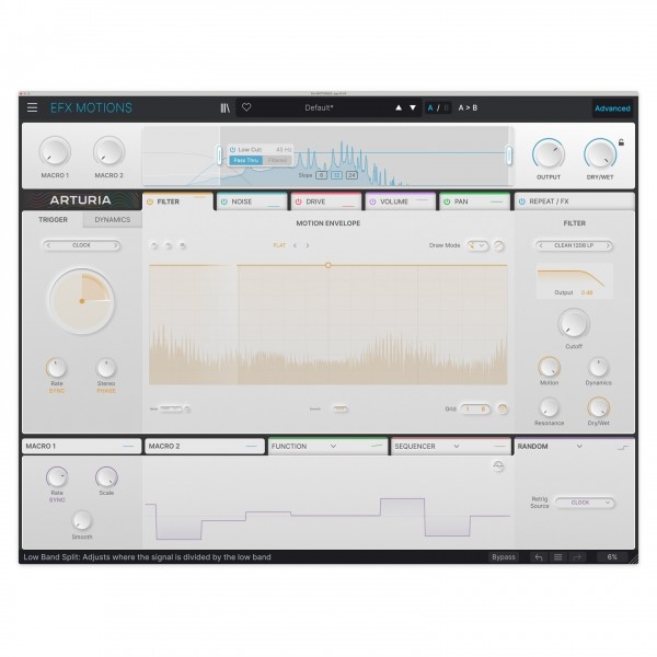 Arturia EFX Motions - Advanced Filter