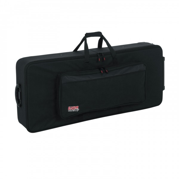 Gator GK-61 Rigid EPS Foam 61 Key Keyboard Case - Front, Left