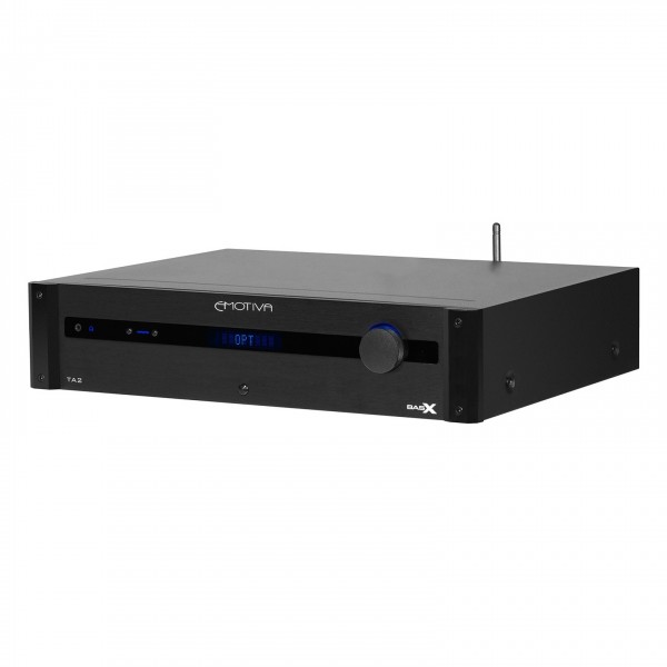 Emotiva BasX TA2 Stereo Integrated Amplifier with DAC & Tuner Side View